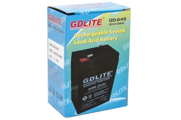 Акумулятор 6 Вольт 6V 4.0Ah GDLITE GD-645