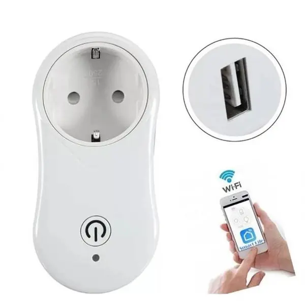 WiFi розетка + USB TUYA
