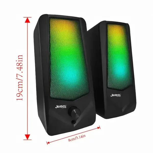 Комп'ютерні колонки (RGB+Bluetooth) USB JEDEL S523