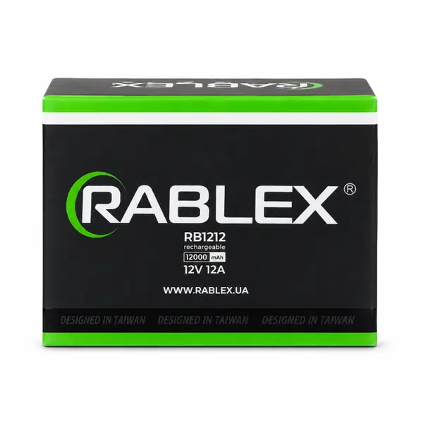 Акумулятор 12V 12Ah RABLEX RB1212