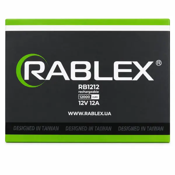 Акумулятор 12V 12Ah RABLEX RB1212
