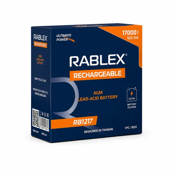 Акумулятор 12V 17Ah RABLEX RB1217