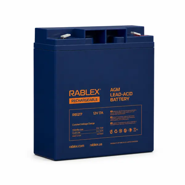 Акумулятор 12V 17Ah RABLEX RB1217