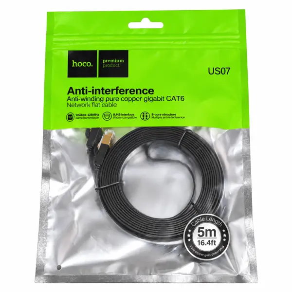 Інтернет кабель LAN Hoco USB07 (5 м)