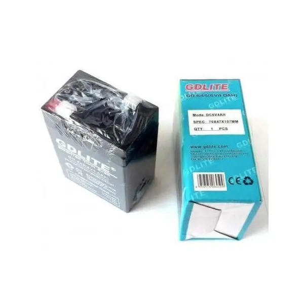 Акумулятор 6 Вольт 6V 4.0Ah GDLITE GD-645