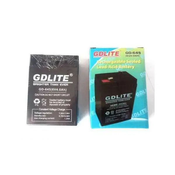 Акумулятор 6 Вольт 6V 4.0Ah GDLITE GD-645