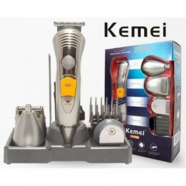 Тример стрижка з насадками 7 в 1 KEMEI KM-580A